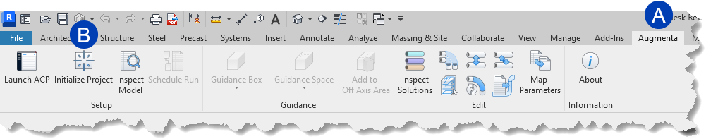 User interface of software showing project initialization and inspection options.